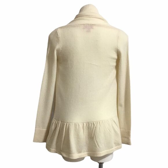 Lily Pulitzer Vintage Cream Cashmere Open Cardigan Sweater Size XS - Picture 3 of 10